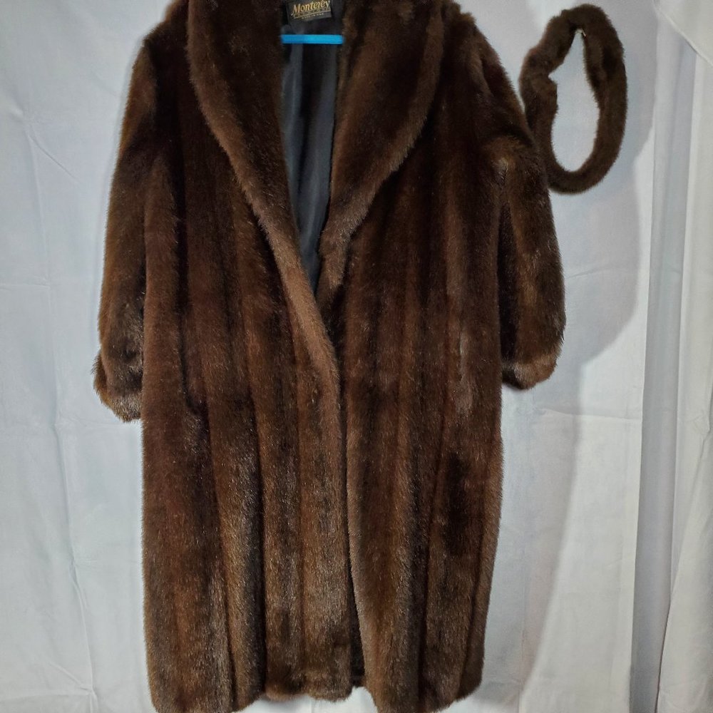 Faux Fur Coat & Hat